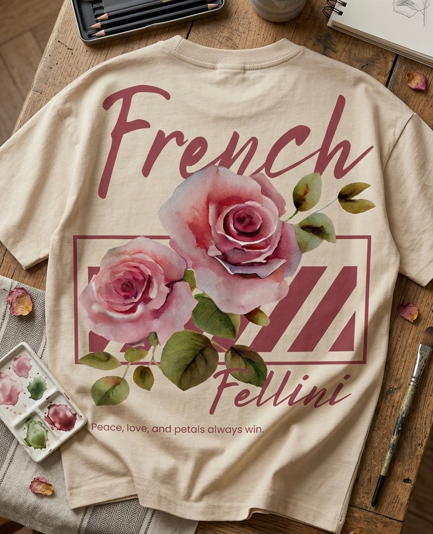 T-shirt French Fellini 🌹 🌸