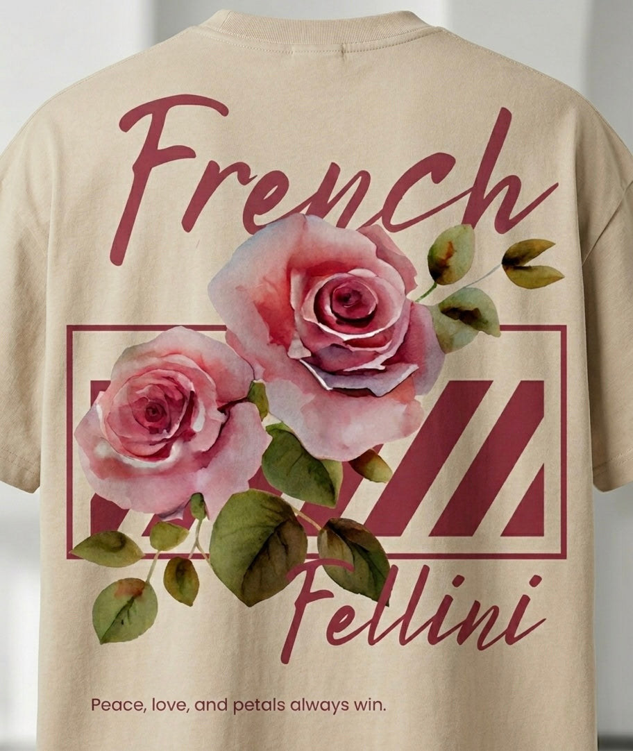 T-shirt French Fellini 🌹 🌸